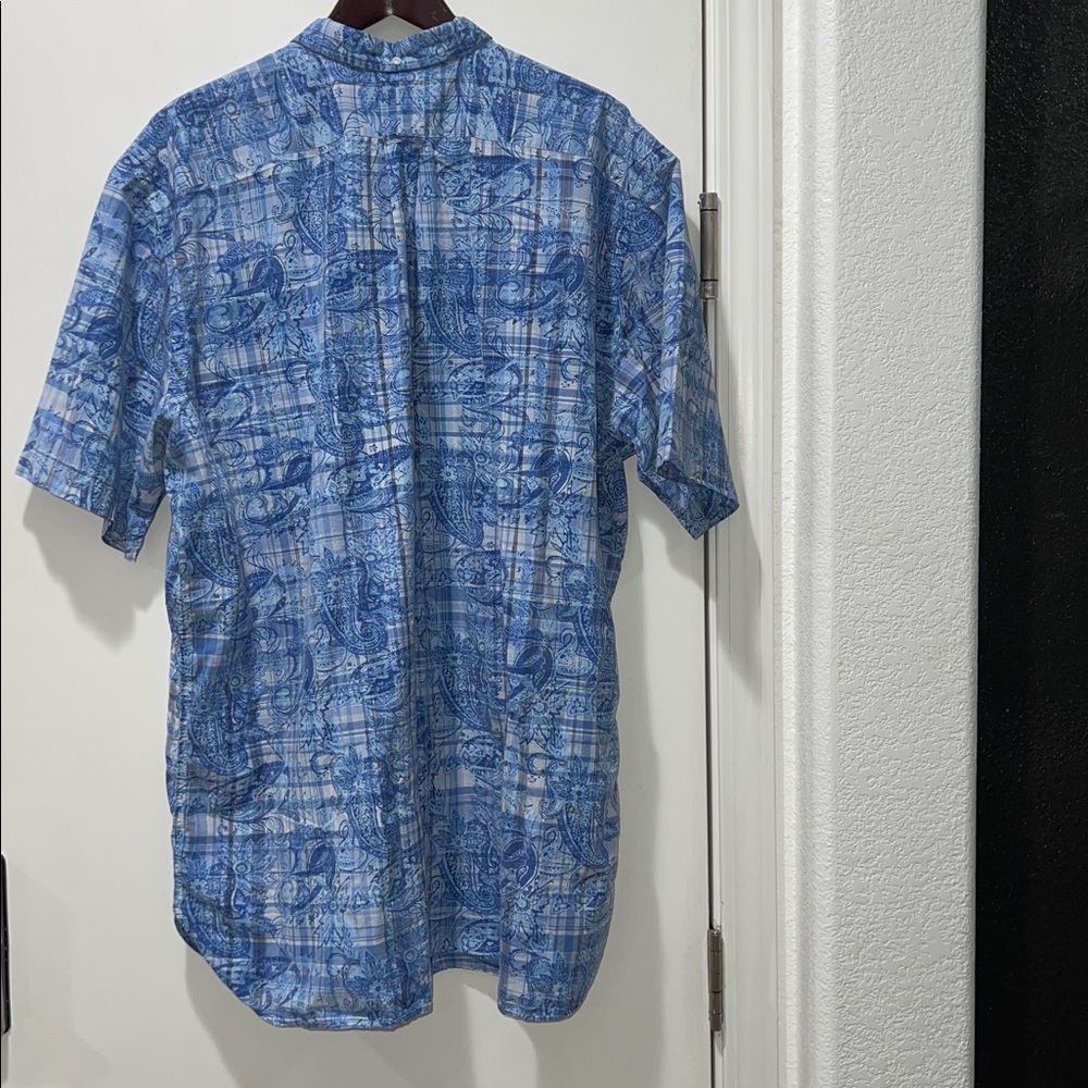 Ralph Lauren Blue Casual Button Down Shirt - Picture 3 of 7
